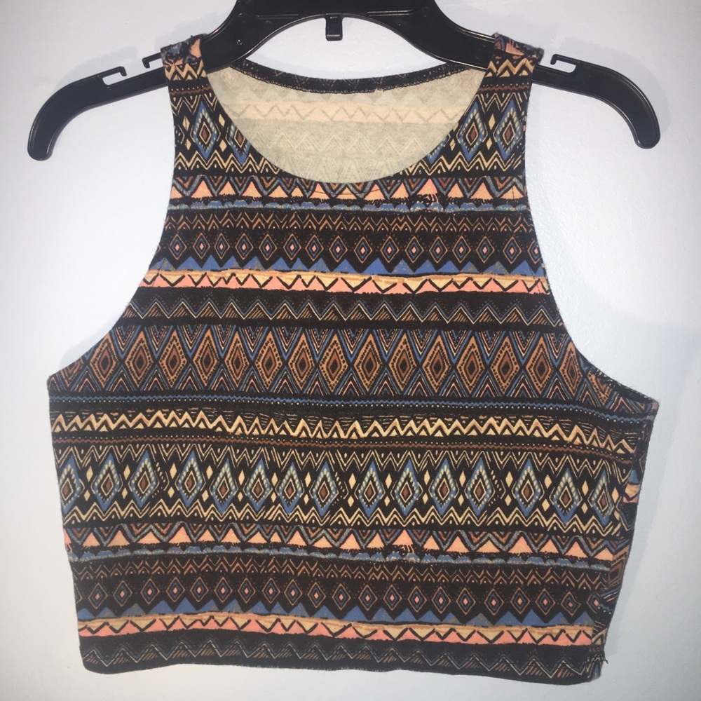 Forever 21 Aztec Crop Top